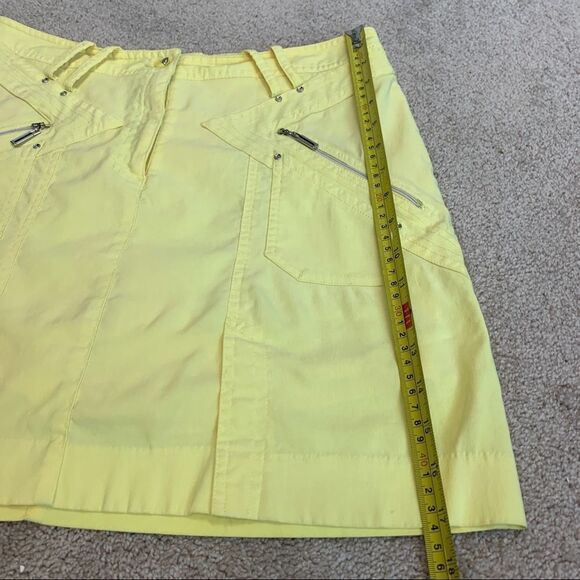 Jamie Sadock yellow golf skirt skort Sz 6/8 - Picture 11 of 12